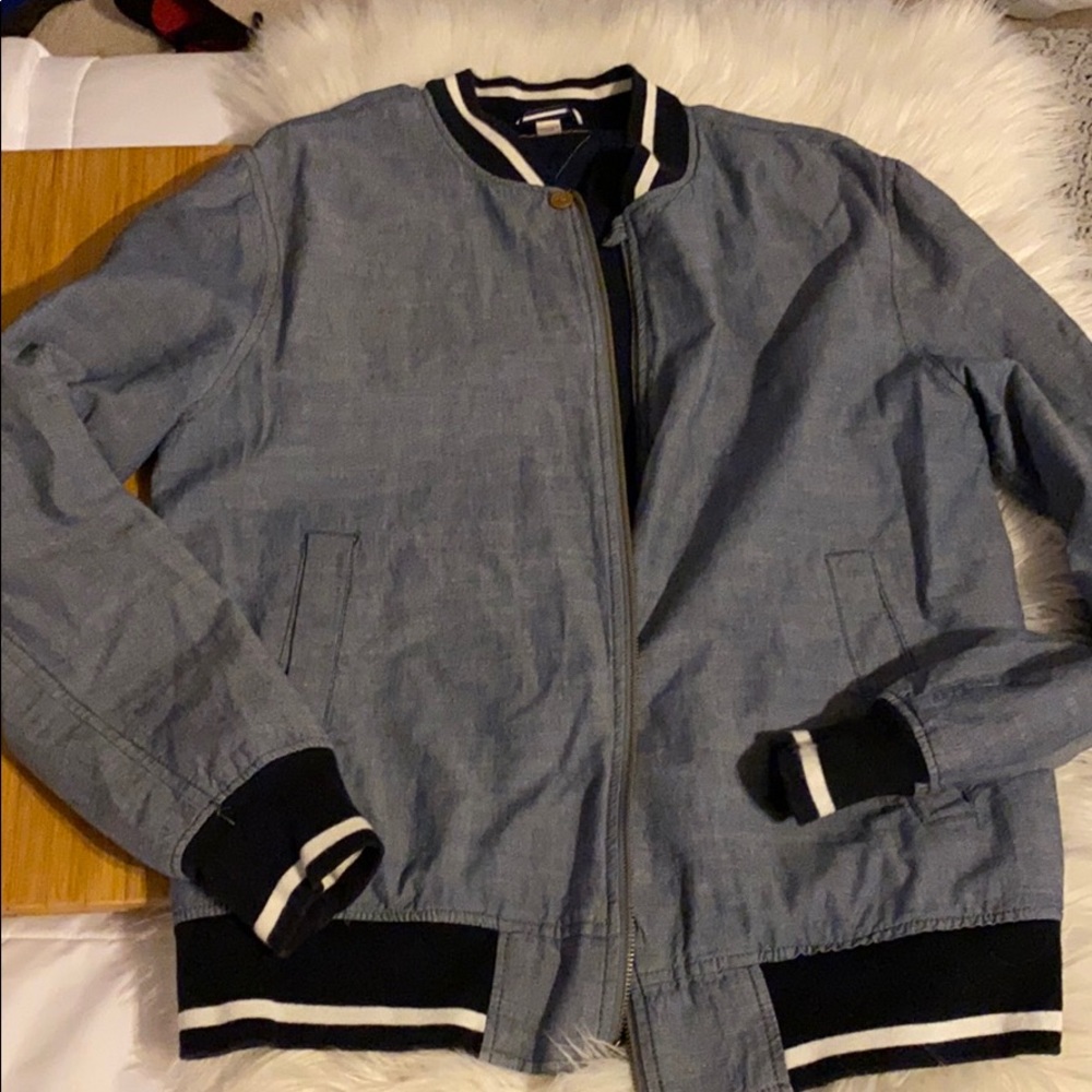 Merona light blue jean jacket.